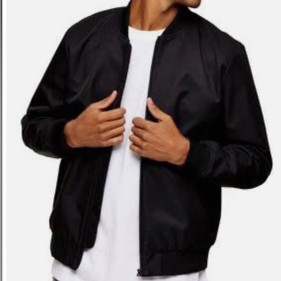Men’s black bomber jacket - Picture 2 of 10